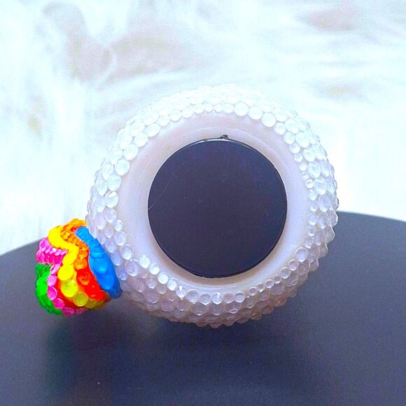 Bedazzled Unicorn Rubber Duck: Bling Jeep Duck Gift - Picture 8 of 8